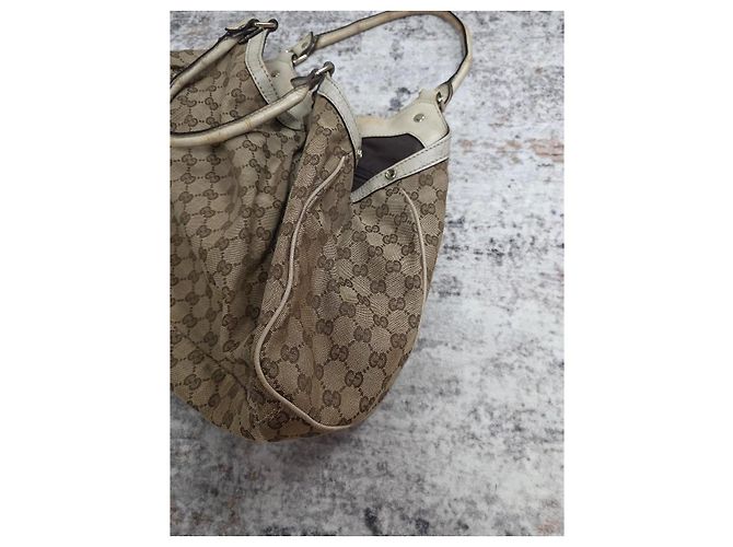 Borsa a mano Gucci Sukey in tela monogram - vista 5