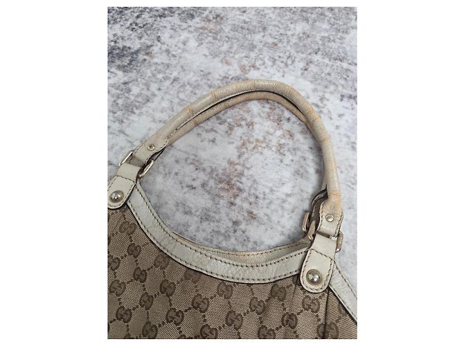 Borsa a mano Gucci Sukey in tela monogram - vista 7