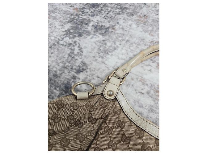 Borsa a mano Gucci Sukey in tela monogram - vista 8