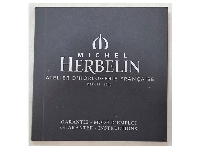 Michel Herbelin Relógio Retangular em Couro Preto - vista 13
