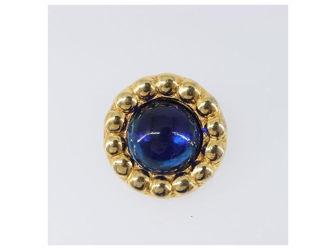 Chanel Vintage Round Clip-On Metal - Ansicht 4