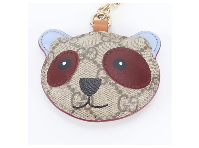 Portachiavi Ciondolo Panda Gucci GG Supreme - vista 3