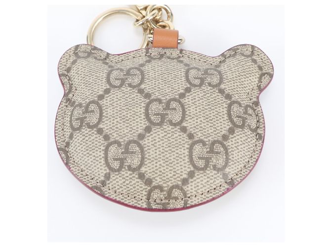 Portachiavi Ciondolo Panda Gucci GG Supreme - vista 4