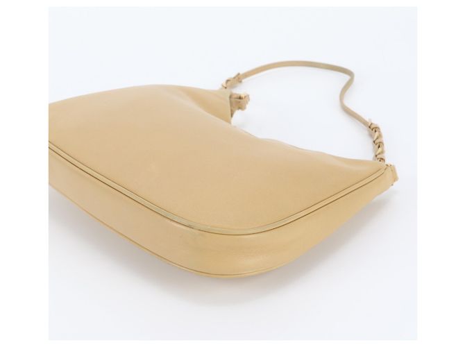 Bolsa de Ombro em Couro Prada Triangle Logo - vista 4
