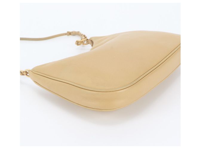 Bolsa de Ombro em Couro Prada Triangle Logo - vista 5
