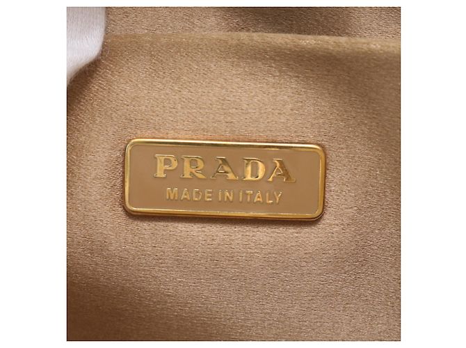 Bolsa de Ombro em Couro Prada Triangle Logo - vista 8