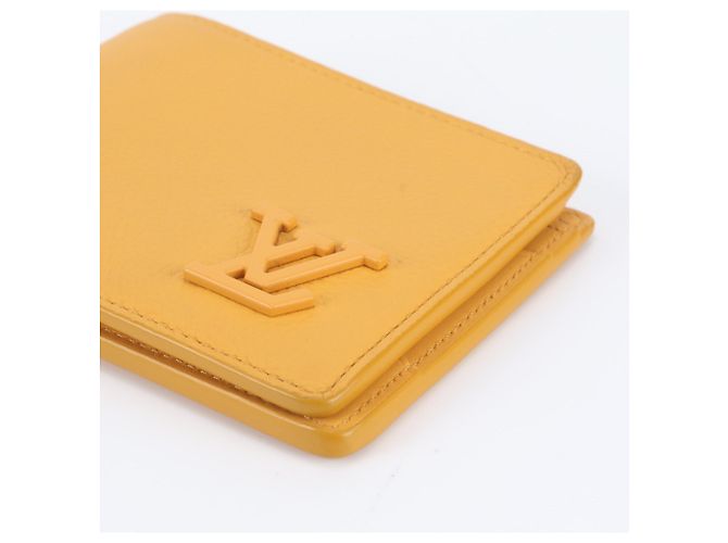 Louis Vuitton Saffron Leather Bi-fold Wallet - view 3
