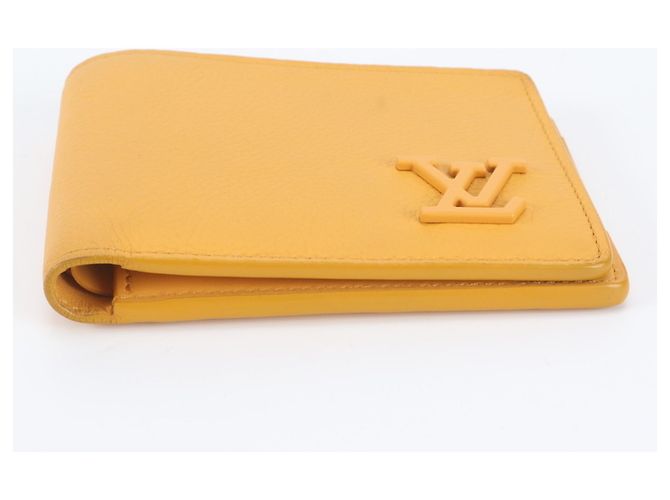 Louis Vuitton Saffron Leather Bi-fold Wallet - view 4