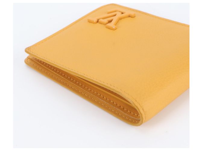 Louis Vuitton Saffron Leather Bi-fold Wallet - view 6