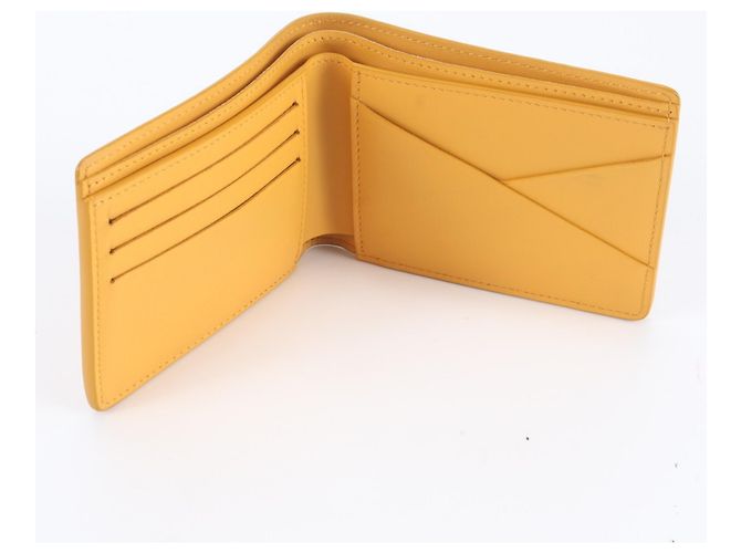 Louis Vuitton Saffron Leather Bi-fold Wallet - view 7