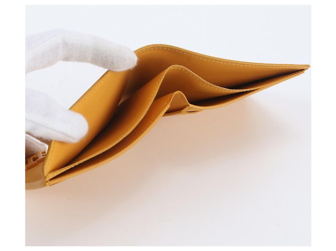 Louis Vuitton Saffron Leather Bi-fold Wallet - view 8