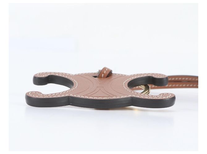 Céline Celine Triomphe Leder-Taschenanhänger Schlüsselband - Ansicht 4
