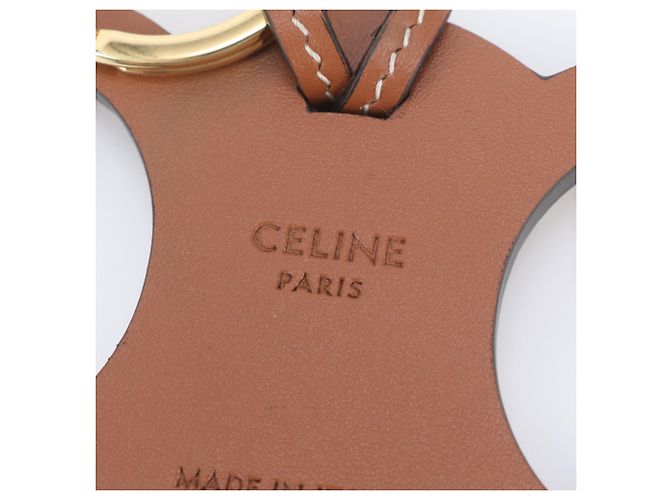 Céline Celine Triomphe Leder-Taschenanhänger Schlüsselband - Ansicht 6