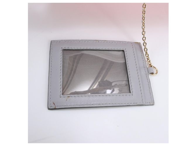 Portafoglio bi-fold in pelle rosa Miu Miu - vista 7