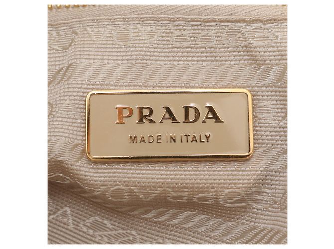 Borsa Tote in pelle Prada Triangle Logo - vista 8