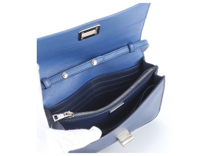 Bolso de hombro Prada de piel Saffiano - vista 7
