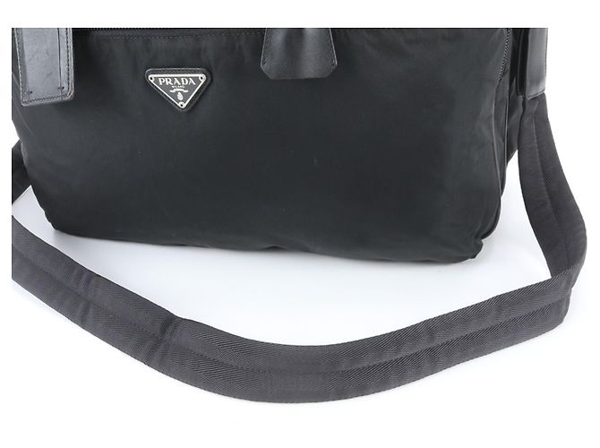 Prada Tessuto Nylon V141 Borsa Boston 2-Way/Borsa a Tracolla - vista 3