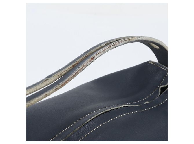Bolsa de mão em couro azul marinho Loewe - vista 8