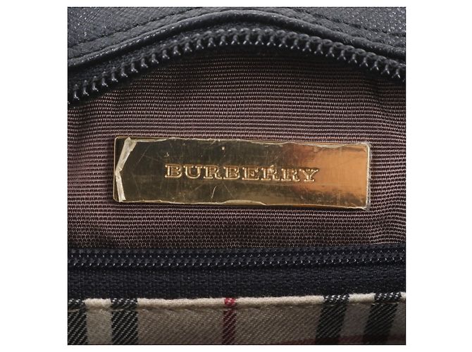 Bolsa de mão em couro Burberry Nova Check - vista 8