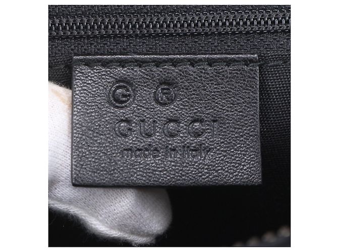Pouch Gucci Micro Guccissima GG in pelle - vista 8