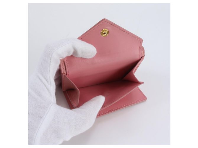 Portafoglio tri-fold Prada in pelle Saffiano - vista 9