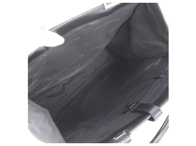Gucci Jackie 002 1064 Shopper aus schwarzem Leder - Ansicht 7