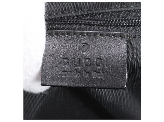Gucci Jackie 002 1064 Shopper aus schwarzem Leder - Ansicht 8