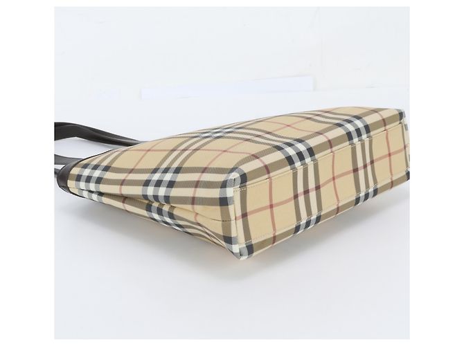 Burberry Nova Check Ledertote - Ansicht 5