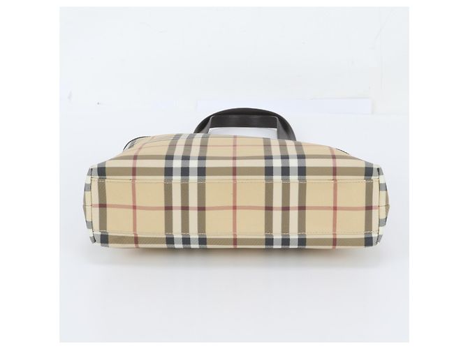 Burberry Nova Check Ledertote - Ansicht 6