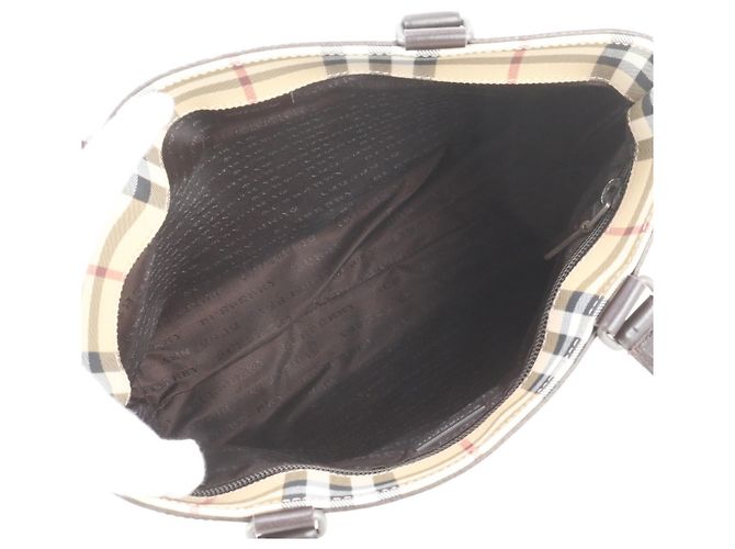 Burberry Nova Check Ledertote - Ansicht 7