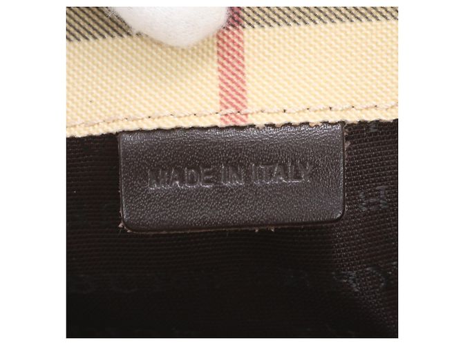 Burberry Nova Check Ledertote - Ansicht 8