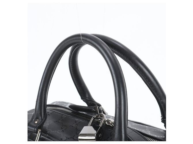 Mallette en cuir imprimé GG Gucci - vue 2