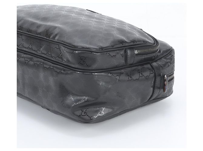 Mallette en cuir imprimé GG Gucci - vue 4