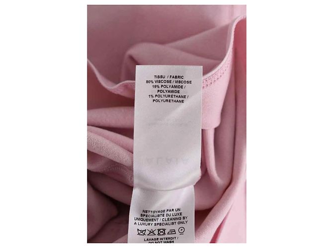 Alaïa Pink Viscose Top - view 5