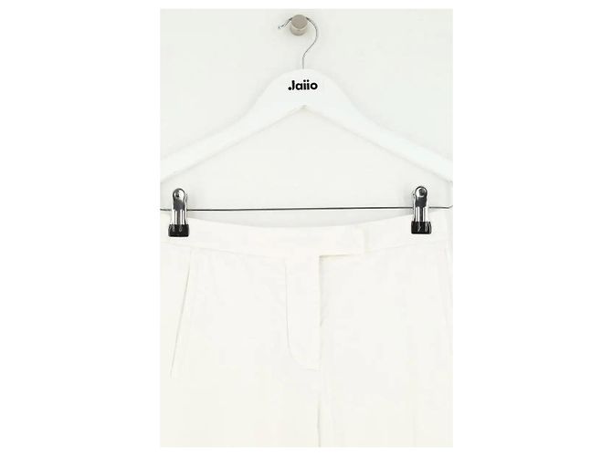 Pantalones Alexander McQueen blancos de algodón - vista 2
