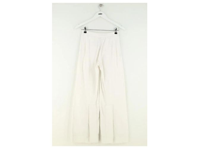 Pantalones Alexander McQueen blancos de algodón - vista 3