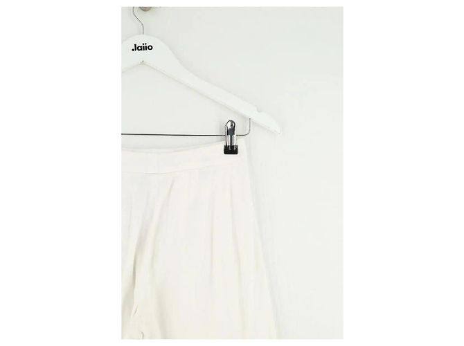 Pantalones Alexander McQueen blancos de algodón - vista 4
