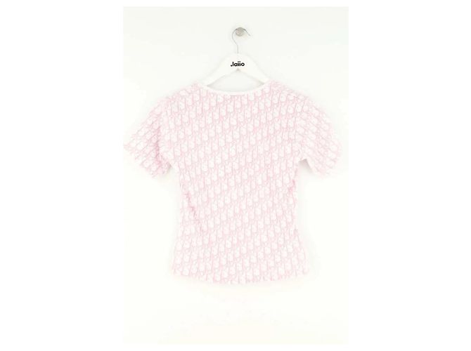 T-shirt Dior in cotone rosa - vista 3