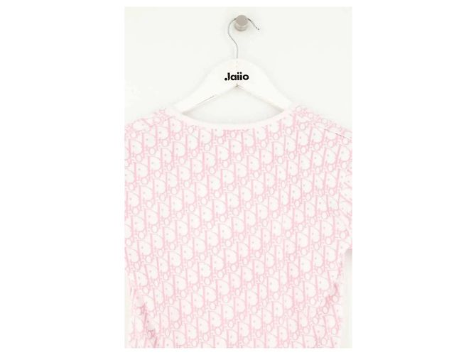T-shirt Dior in cotone rosa - vista 4