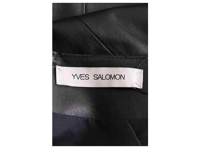 Yves Salomon Gonna nera - vista 4