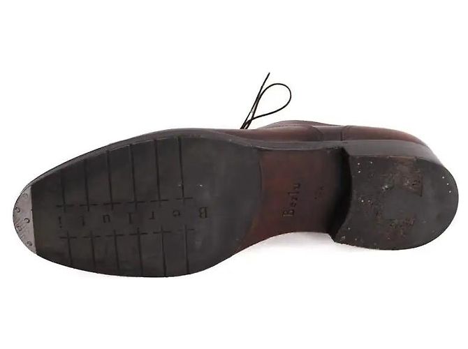 Chaussures à lacets Berluti en cuir marron - vue 6