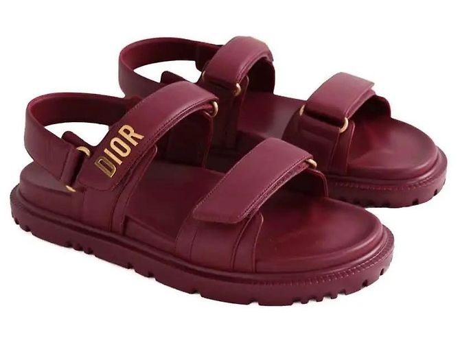 Sandali DiorAct bordeaux - vista 3