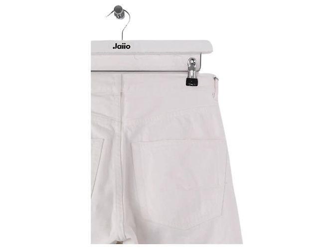 Jeans retos brancos Dior de algodão - vista 4