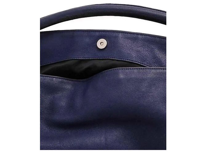Borsa a mano Yves Saint Laurent in pelle blu - vista 6