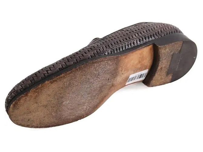 Mocassini Salvatore Ferragamo in pelle grigia - vista 6