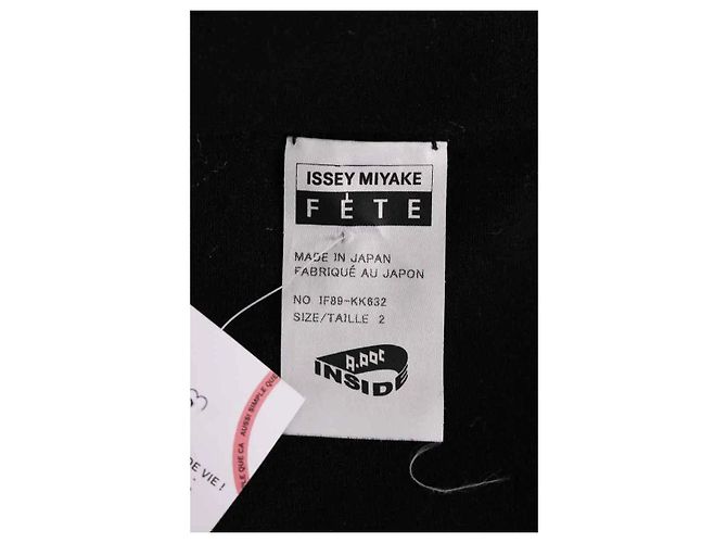Jersey Issey Miyake negro de algodón M - vista 4
