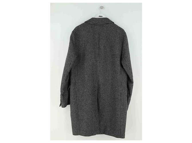 Autre Marque De Fursac Grey Wool Coat - view 3