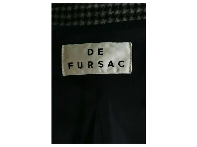 Autre Marque De Fursac Grey Wool Coat - view 5