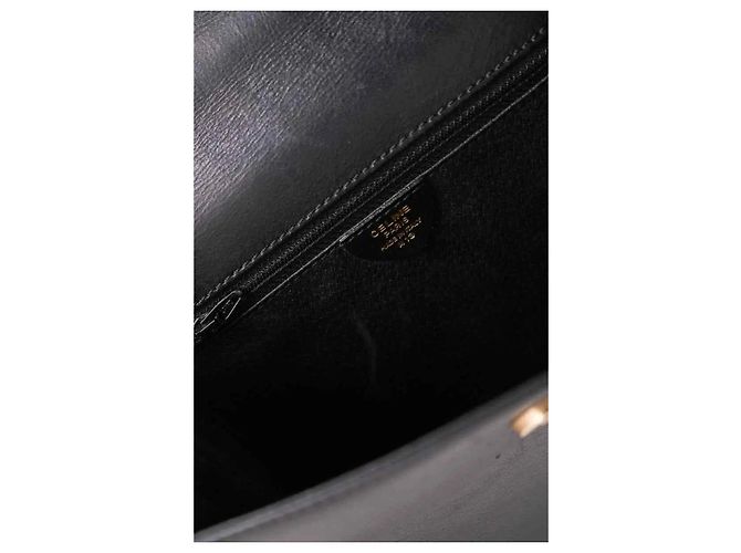 Bolsa de mão em couro preto Céline - vista 6