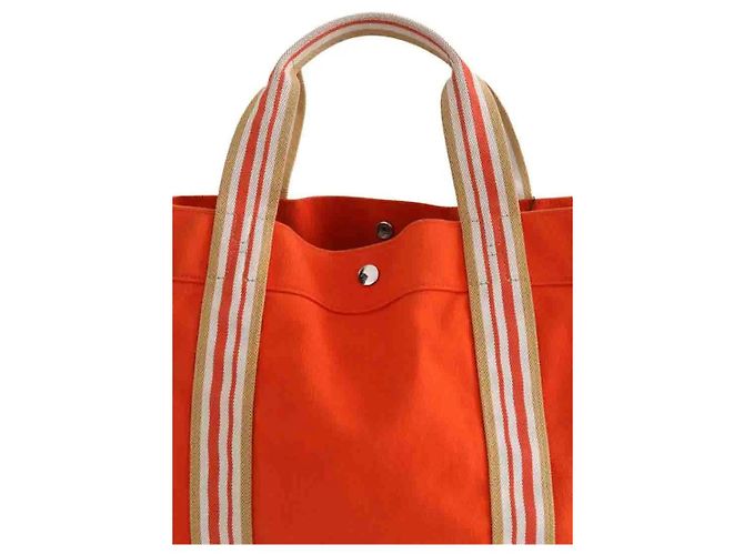 Hermès Sac de plage Toto orange - vue 2